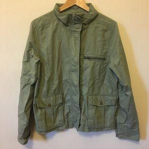 Light weight GAP olive green high collar jacket